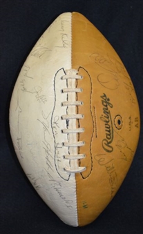 1970 Pro Bowl Team Signed Football (36 Signatures)